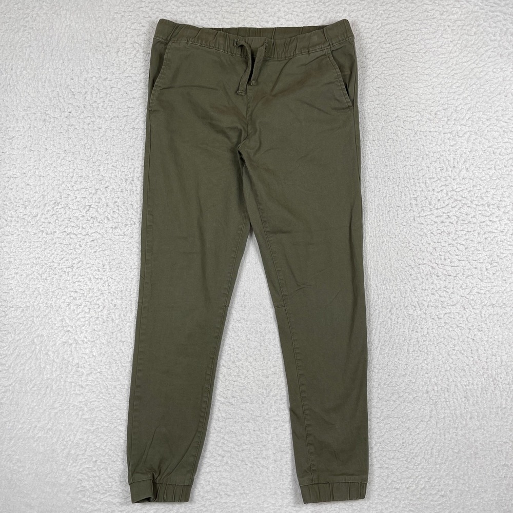 Southpole Jogger Pants Junior Womens Large Olive Green Elastic Waist Streetwear